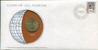Tunesien Numisbrief ~ Coin of all Nations ~ -