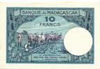 Madagaskar, 10 Francs o.J.(1937-47) II 497.85 元 含税 ＋  83.67 元 运费
