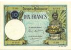 Madagaskar, 10 Francs o.J.(1937-47) II 414.18 元 含税 ＋  83.67 元 运费