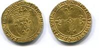 Frankeich, Ecu d`or au Soleil Charles VIII.1483-1498, -