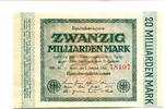 Deutsches Reich 20 Md. Mark -