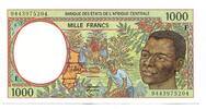 Zentralafrikanische Staaten, 1000 Francs Zentralafrikanische Republik, -