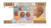 Zentralafrikanishe Staaten, 500 Francs Congo, -