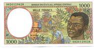 Zentralafrikanishe Staaten, 1000 Francs Congo, -
