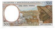 Zentralafrikanishe Staaten, 500 Francs Congo, -