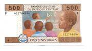 Zentralafrikanishe Staaten, 500 Francs Äquatorial Guinea, -