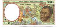 Zentralafrikanishe Staaten, 1000 Francs Äquatorial Guinea, -