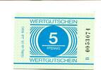 DDR 5 Pfg. Gefängnisgeld -