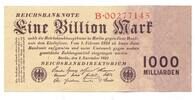 Deutschland, 1 Billion Mark -
