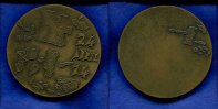 Portugal, Br.-Medaille, 1974, Nelken-Revolution 25.April 1974, vz, 246.83 元 含税 ＋  83.67 元 运费
