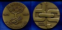 Portugal, Br.-Medaille, 12.Jahrestag der Verstaatlichung der Nationalen Banken u.Versicherungen, -