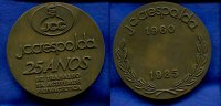 Portugal/Lissabon, Br.-Medaille, J.C.Crespolda, -