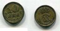 Dänemark 10 Öre ~ Christian X ~ -