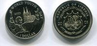 Liberia 1 Dollar 2005 ~ ~ World Youth Day ~ unc 50.20 元 含税 ＋  66.94 元 运费