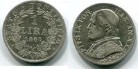 Vatikan 1 Lira ~ Pius IX. ~ -