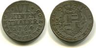 Hildesheim-Bistum, 1/6 Taler Friedrich von Westfalen 1763-1789, -