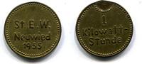 Deutschland, Wert-Marke Neuwied-St. E. W. -1. Kilowatt--Stunde -