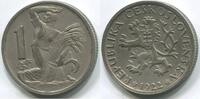 Tschechoslowakei 1 Krone ~ Ceskoslovenska ~ -