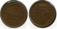 Schaumburg-Lippe, 4 Pfennig Georg Wilhelm 1807-1860, -