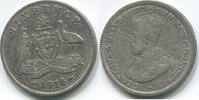 Australien 6 Pence ~ Georg V. ~ -