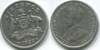 Australien 6 Pence ~ Georg V. ~ -