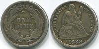 USA 10 Cents ~ Seated Liberty ~ -