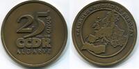 Portugal Messing Medaille ~ 25 anos CCDR Algarve - im original Etui ~ -