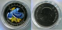 Canada 25 Cents ~ Birds of Canada – Blue Jay ~ -