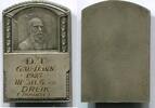 Weimarer Republik Bronze Plakette versilbert ~ D.T Gau Hannover - Dreikampf ~ -