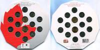 Canada Set ~ 25 Cent und 1 Dollar 2007-2010 im original Folder ~ -