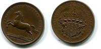 Braunschweig-Wolfenbüttel, Br.Medaille August Wilhelm 1714-1731, -
