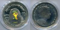 British Virgin Islands 10 Dollars ~ Fußball WM 2014 ~ -