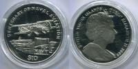 BVI - British Virgin Islands 10 Dollars ~ Luftfahrt - Navy ~ -