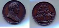 Medicina in Nummis, Br.Medaille Charles Rogier 1800-1885, -