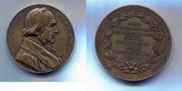 Medicina in Nummis, Br.Medaille Charles Rogier 1800-1885-auf seinen Tod, -