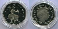 Großbritannien 50 Pence ~ Elisabeth II. ~ -