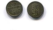 Mecklenburg-Schwerin, 3 Pfennig Paul Friedrich 1837-1842, -