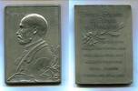 Medicina in nummis, Blei-Plakette Lois Pasteur 1822-1895 auf seinen Tod, -