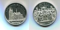Deutschland, Zinn Medaille Köln-auf die Fertigstellung des Domes, -