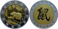 China Medaille Chinesische Sternzeichen - Tierkreiszeichen - Maus -