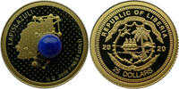 Liberia 25 Dollar Die Welt der Edelsteine - Lapislazuli - 0,5 g Gold -