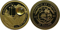 Liberia 25 Dollar Die Welt der Edelsteine - Bergkristall - 0,5 g Gold -