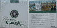Deutschland 10 Euro 500. Geburtstag - Lucas Cranach der Jüngere -