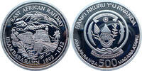 Ruanda 500 Francs / Amafaranga Magana Atanu Ostafrikanische Eisenbahn - Usambarabahn (1893-1912) -