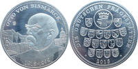 Deutschland Medaille - Otto von Bismarck 1815-1898 - versilbert -