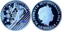 Australien 1 Dollar Olympische Winterspiele 2010 in Vancouver -Australiens Olympia-Mannschaft- -