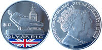 British Virgin Islands 10 Dollar Olympische Spiele 2012 in London -Turner am Pauschenpferd- -