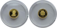 Kongo 1500 Francs Nelson Mandela - 0,5 g Gold -