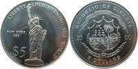 Liberia 5 Dollars 2000 Freiheitsstatue - Ellis Island st, fleckig angela... 58.57 元 含税 ＋  66.94 元 运费