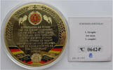 DDR Medaille 1. Strophe - Auferstanden aus Ruinen -